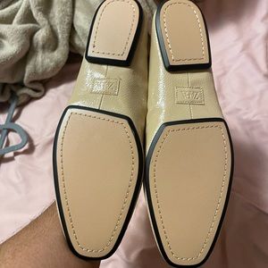 Zara shoes tan Brand New